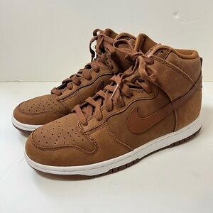 Nike Dunk High Premium Women's Sneakers Pecan Size 8.5